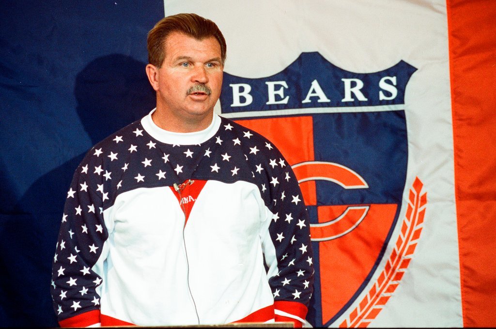 Mike Ditka press conference - Richard A. Chapman for Chicago Sun-Times