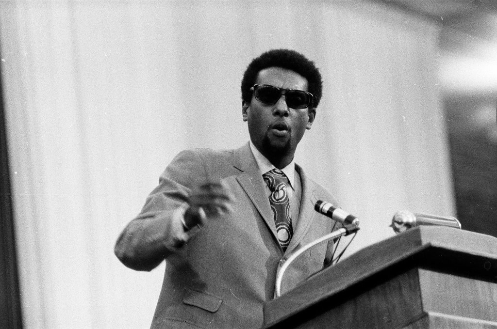 Stokely Carmichael speaks at UIC Circle Campus - Duane Hall for Chicago Sun-Times