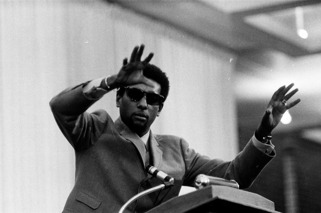 Stokely Carmichael speaks at UIC Circle Campus - Duane Hall for Chicago Sun-Times
