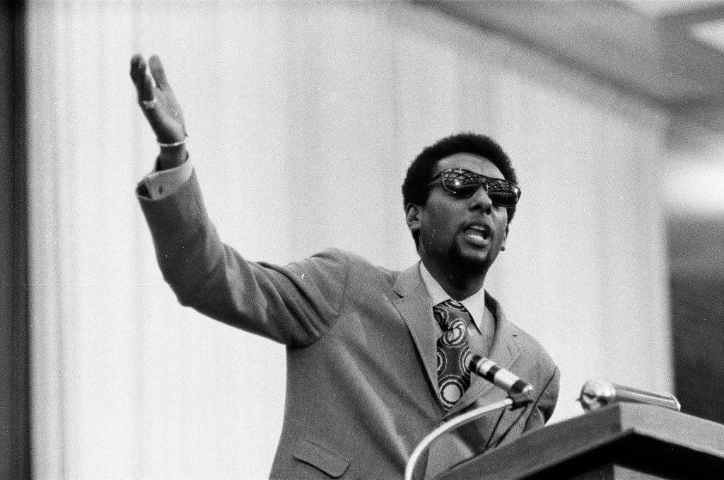 Stokely Carmichael speaks at UIC Circle Campus - Duane Hall for Chicago Sun-Times