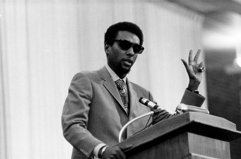 Stokely Carmichael speaks at UIC Circle Campus - Duane Hall for Chicago Sun-Times
