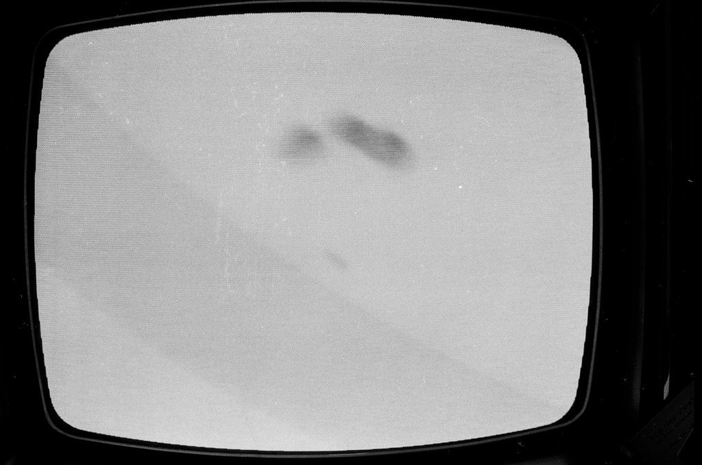 Television depicting Apollo 13 capsule splashdown - Howard Lyon for Chicago Sun-Times