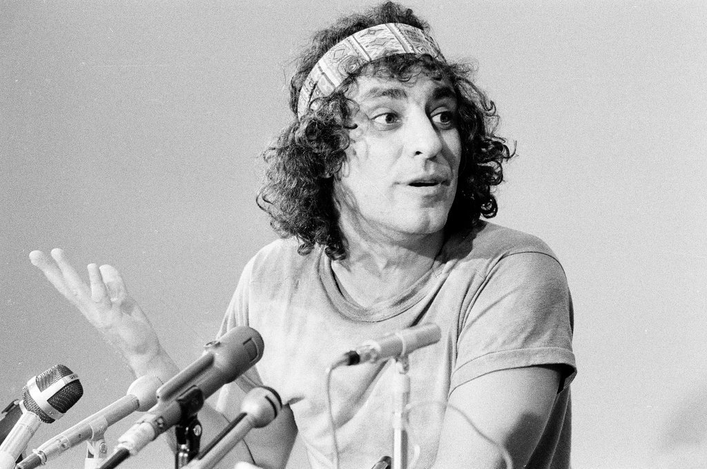 Abbie Hoffman press conference - Duane Hall for Chicago Sun-Times