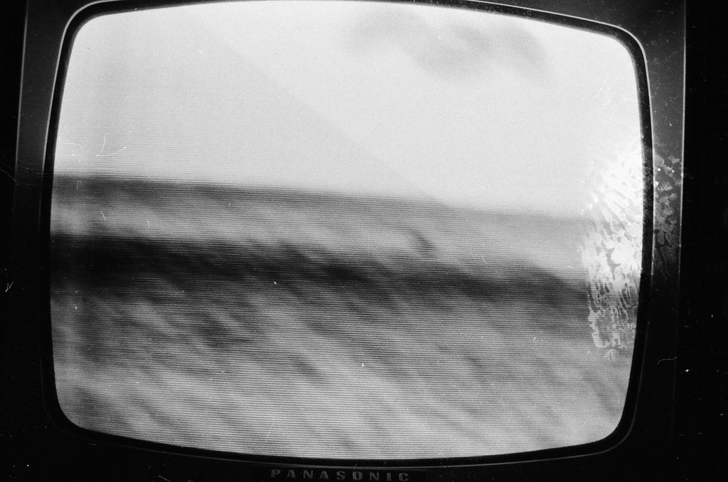 Television depicting Apollo 13 capsule splashdown - Howard Lyon for Chicago Sun-Times