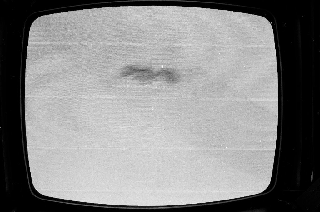 Television depicting Apollo 13 capsule splashdown - Howard Lyon for Chicago Sun-Times