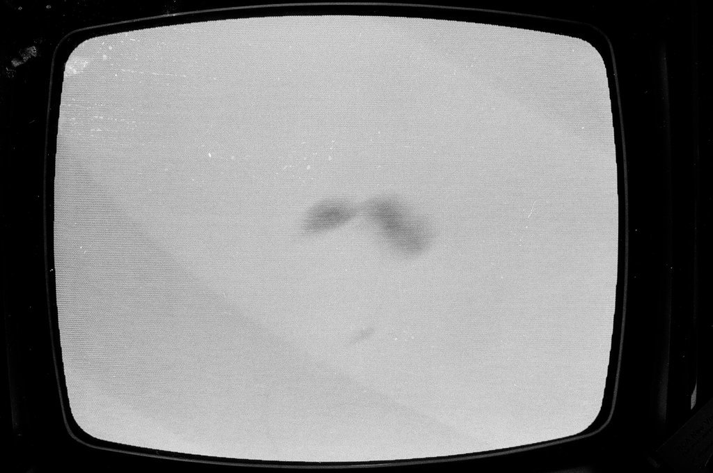 Television depicting Apollo 13 capsule splashdown - Howard Lyon for Chicago Sun-Times