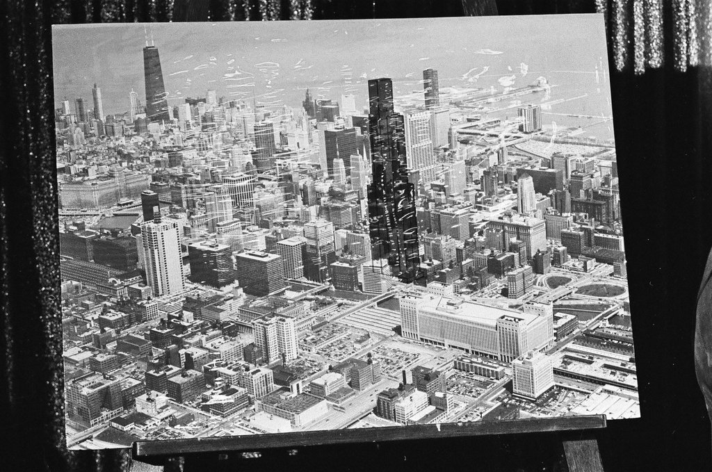 Mayor Daley views model of Sears Tower - Chicago Sun-Times