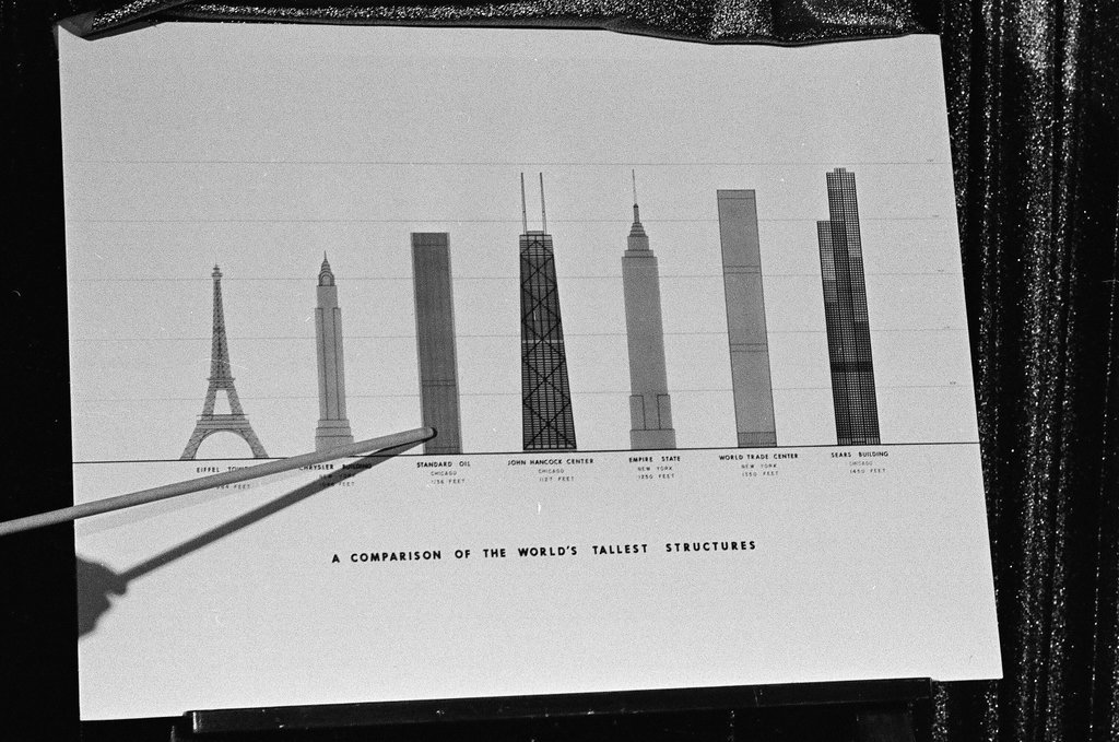 Mayor Daley views model of Sears Tower - Chicago Sun-Times