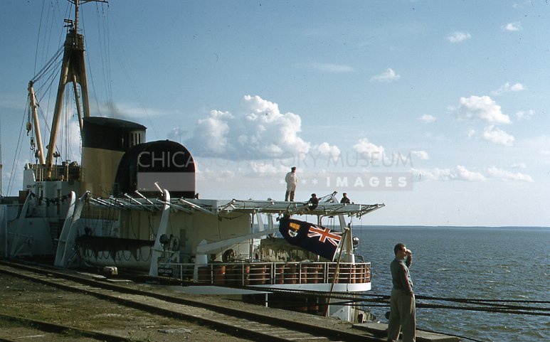 Ship with Naval Jack - Maier, Vivian