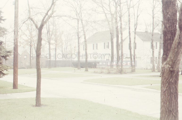 White house and garage - Maier, Vivian