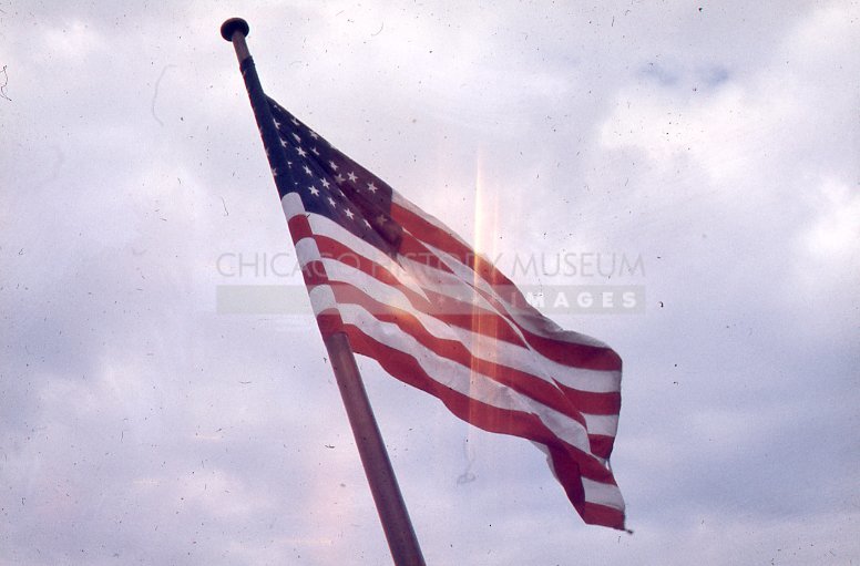 Flag pole - Maier, Vivian