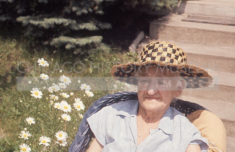 Woman in a straw hat - Maier, Vivian