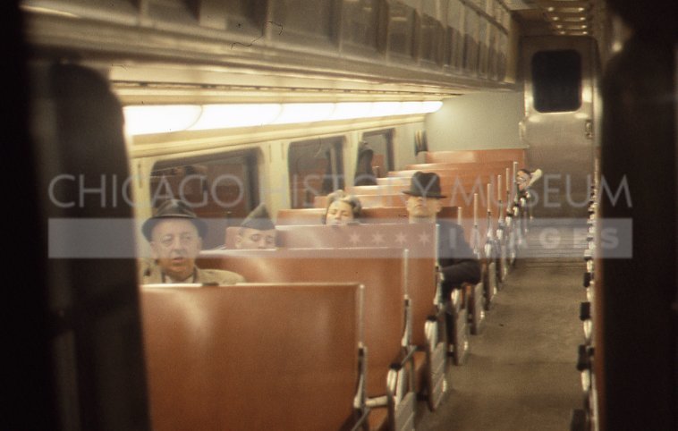 People on a train - Maier, Vivian
