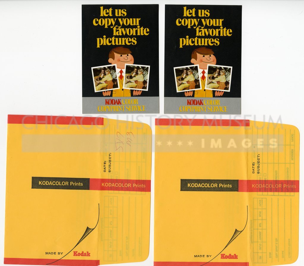 Kodacolor processing envelopes and flyers owned by Vivian Maier - Eastman Kodak Company