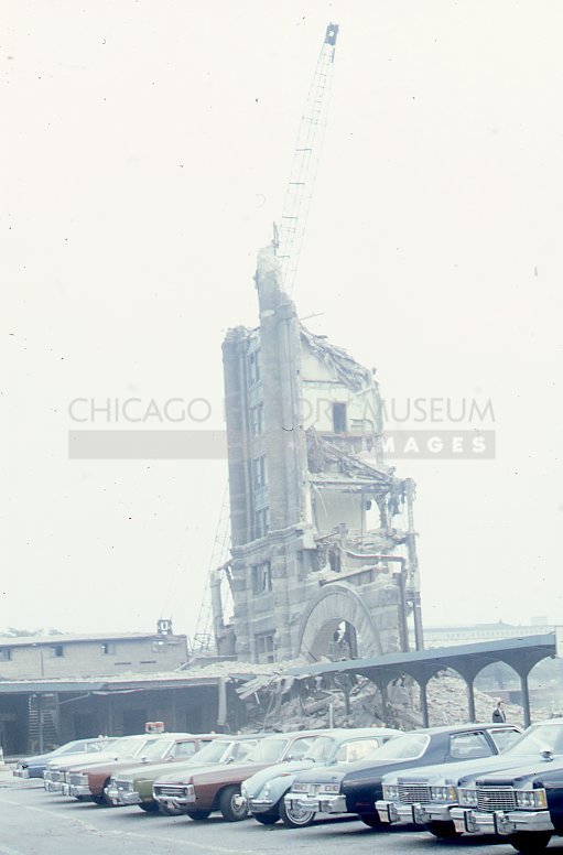 Illinois Central Railroad demolition - Maier, Vivian