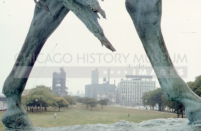 Illinois Central Railroad demolition - Maier, Vivian