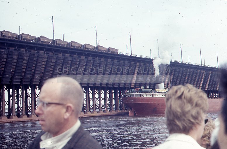 Ore trestle in Duluth - Maier, Vivian