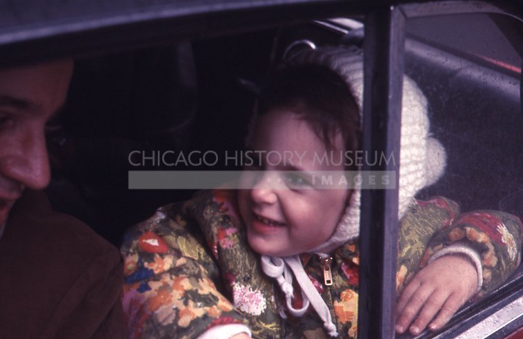 Little girl in car - Maier, Vivian