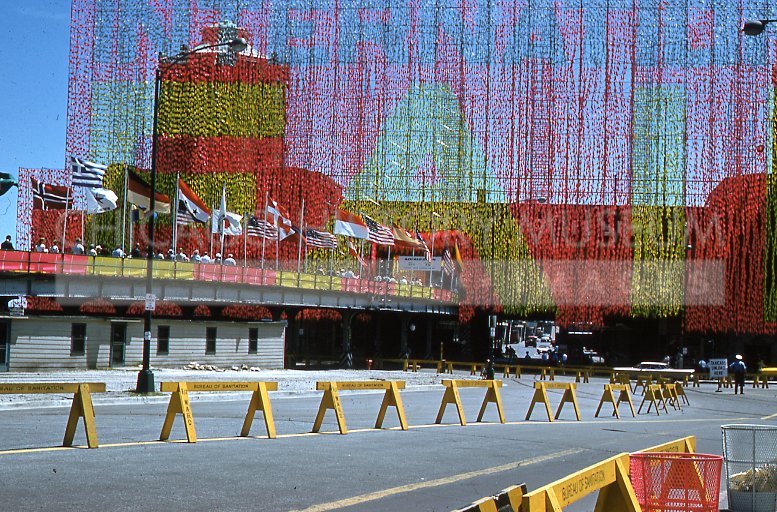 Flags and decorations on navy pier - Maier, Vivian