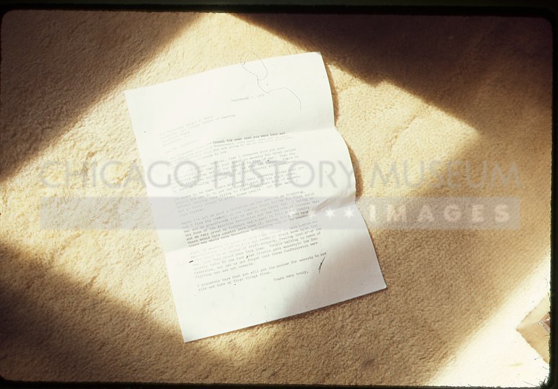 Typewritten letter - Maier, Vivian