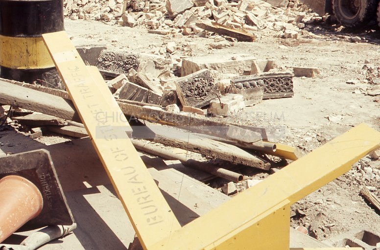 Remnants from the Chicago Stock Exchange building demolition - Maier, Vivian