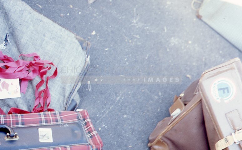 Luggage at rummage sale at Kenilworth Union Church - Maier, Vivian