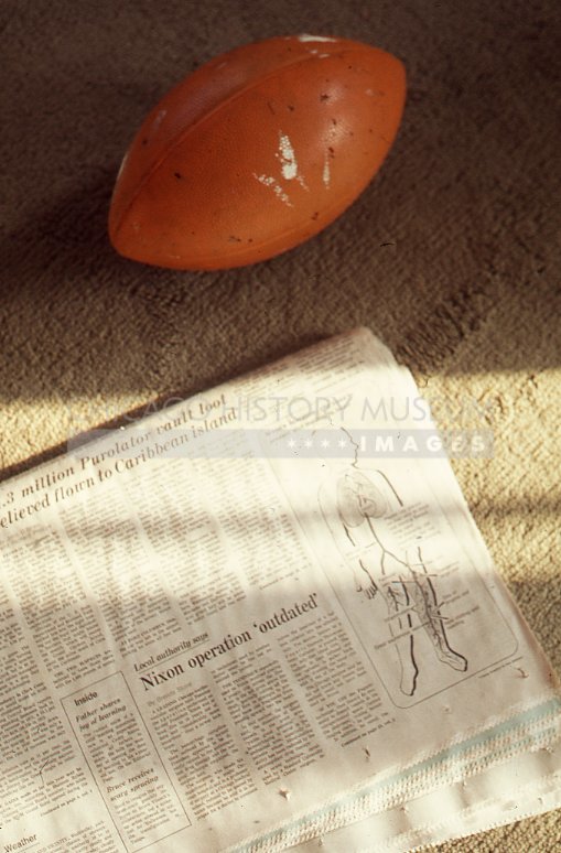 Newspaper on carpet - Maier, Vivian