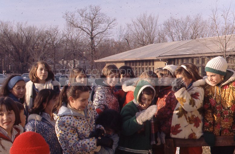 Crowd of children outdoors - Maier, Vivian