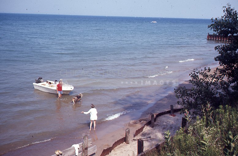 Family in Lake Michigan - Maier, Vivian