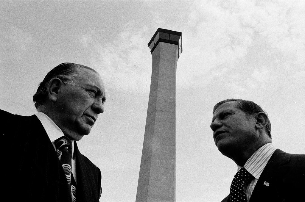 Air traffic control tower dedication - James (Jim) Klepitsch for Chicago Sun-Times