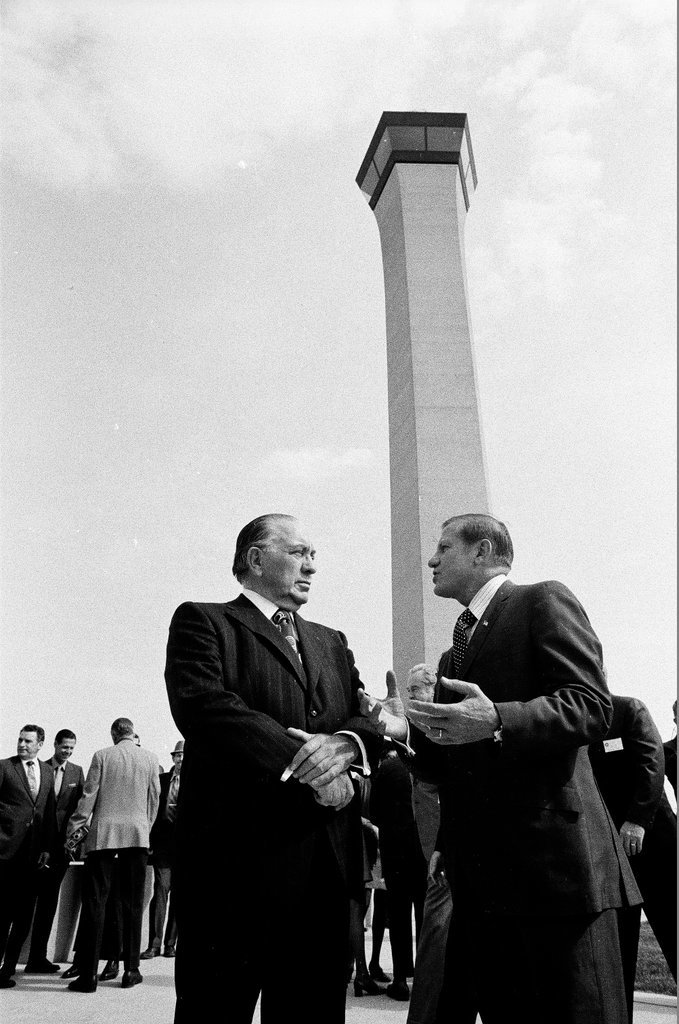 Air traffic control tower dedication - James (Jim) Klepitsch for Chicago Sun-Times