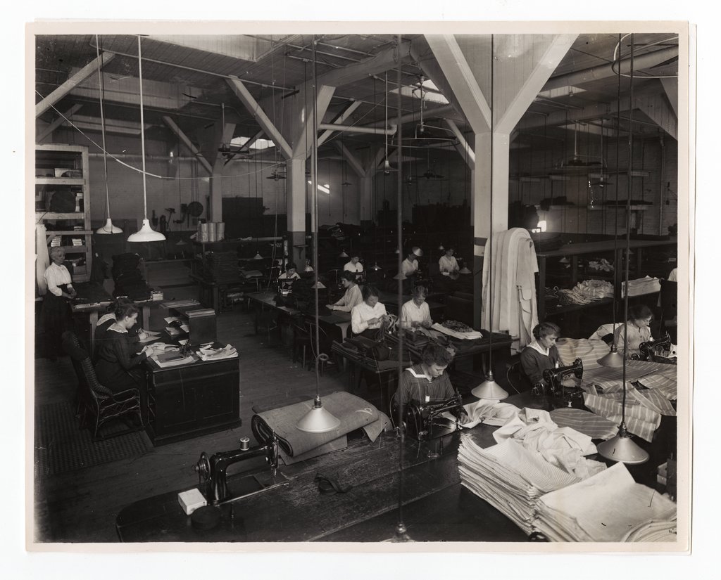 Pullman seamstresses at work