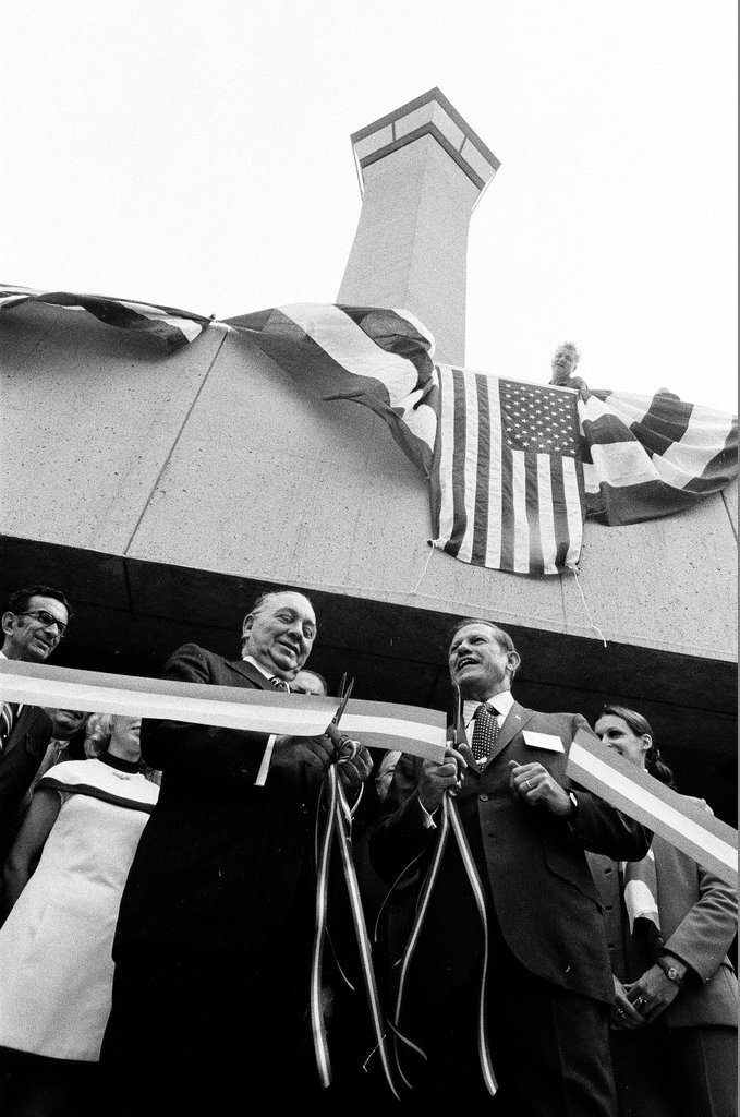 Air traffic control tower dedication - James (Jim) Klepitsch for Chicago Sun-Times