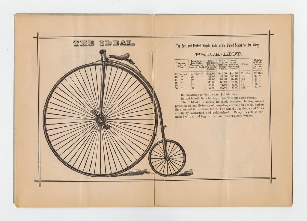 Ideal high wheel bicycle - Gormully & Jeffery