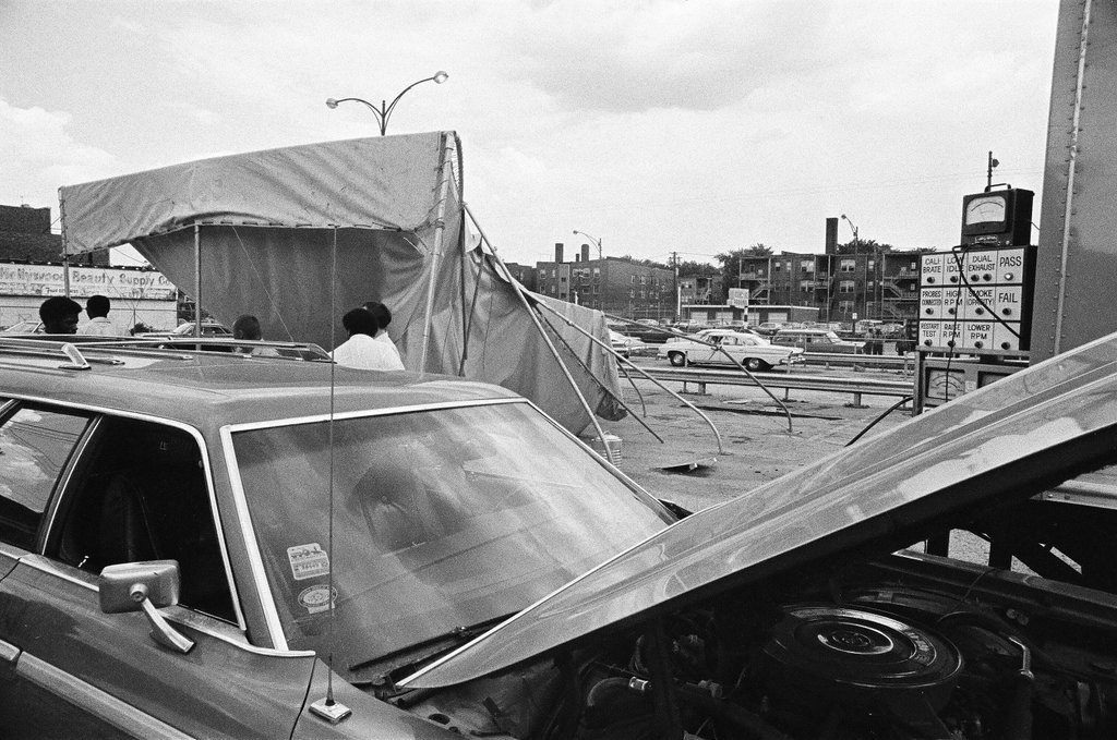 Auto emission test site flooded - Charles Krejcsi for Chicago Sun-Times