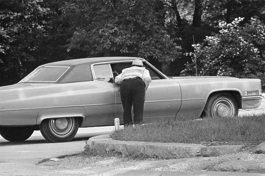 Parking lot attendant - Charles Krejcsi for Chicago Sun-Times