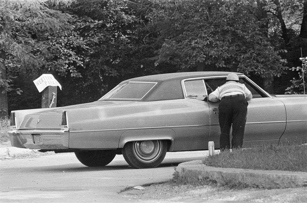 Parking lot attendant - Charles Krejcsi for Chicago Sun-Times