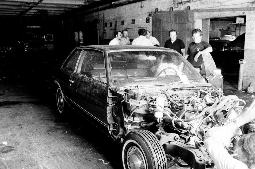Chicago police at Chop Shop - Carmen Reporto for Chicago Sun-Times
