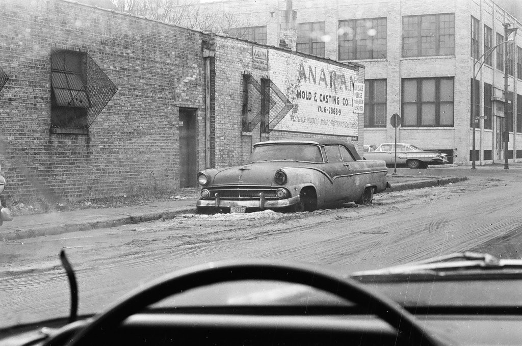 Three abandoned cars across Chicago - Gene Pesek for Chicago Sun-Times