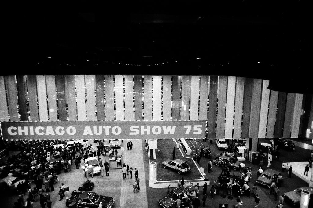 Chicago Auto Show '75 - James (Jim) Klepitsch for Chicago Sun-Times