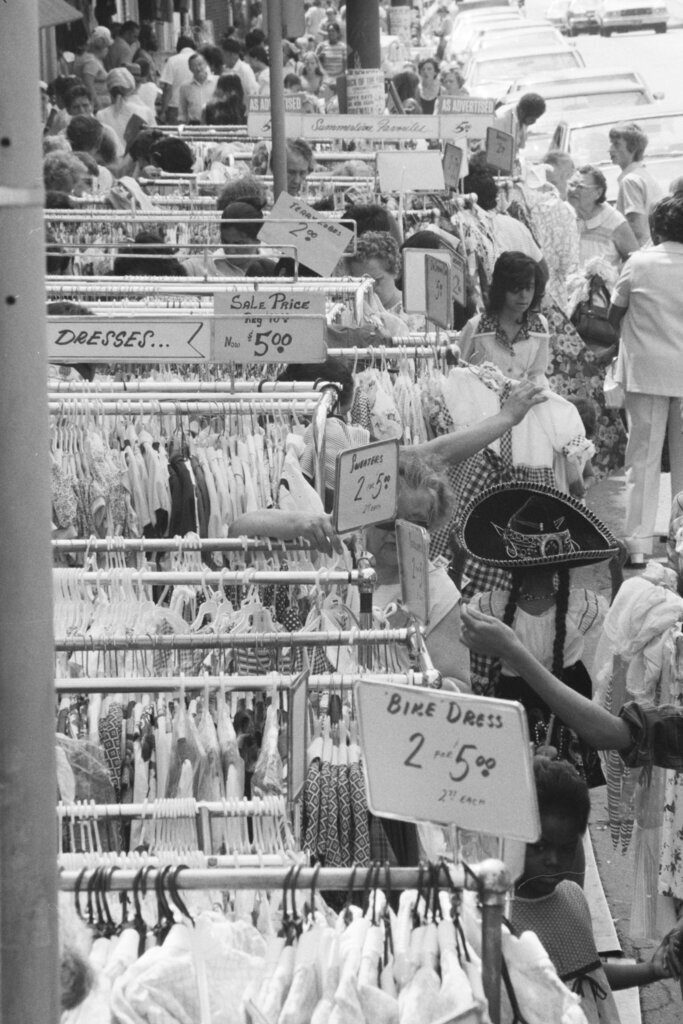 Back of the Yards Sidewalk Sale - Charles Krejcsi for Chicago Sun-Times