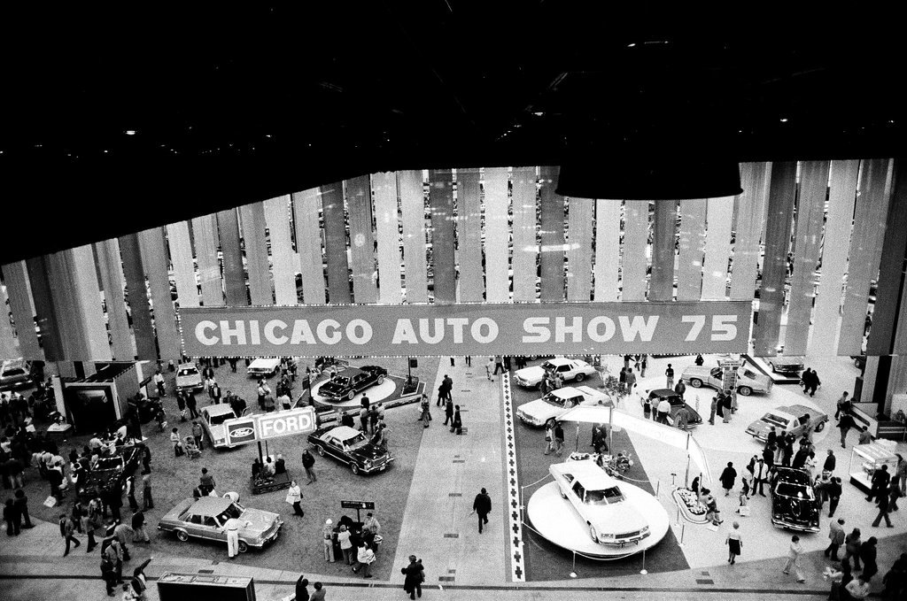 Chicago Auto Show '75 - James (Jim) Klepitsch for Chicago Sun-Times
