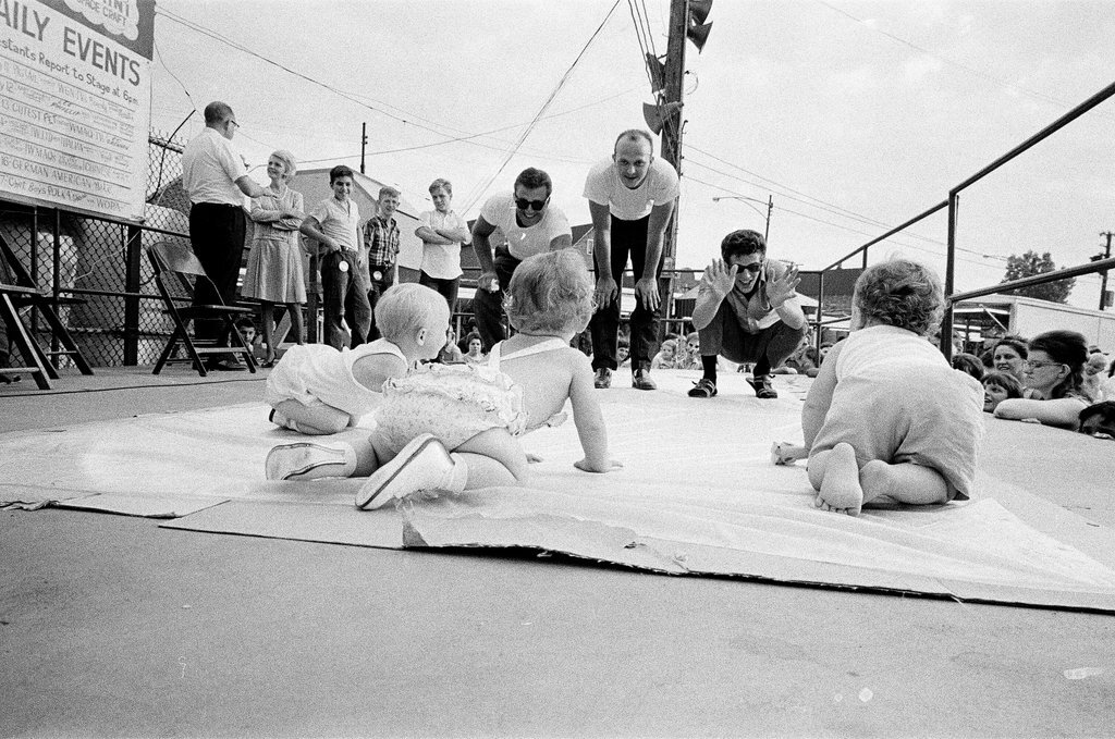 Baby crawling contest at Back of the Yards Family Fun Fair - Pete Peters for Chicago Sun-Times