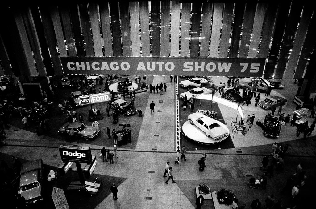 Chicago Auto Show '75 - James (Jim) Klepitsch for Chicago Sun-Times