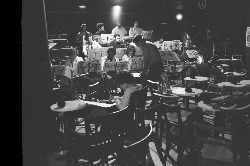 The Big Jazz Band plays at the Northside Auditorium Bar - Jim Mescall for Chicago Sun-Times
