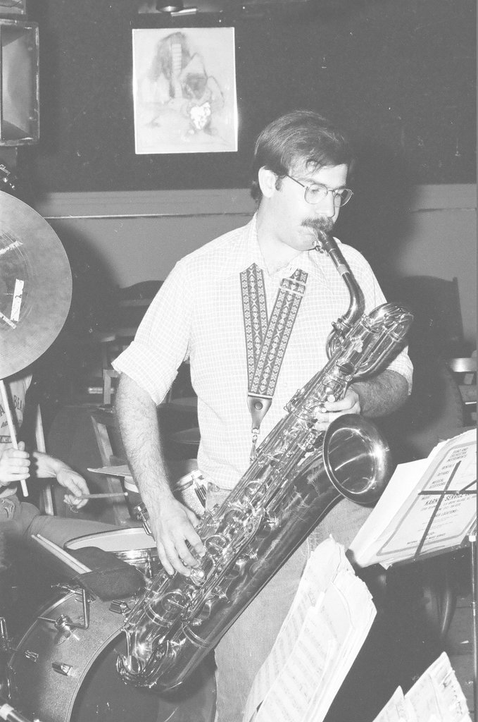 The Big Jazz Band plays at the Northside Auditorium Bar - Jim Mescall for Chicago Sun-Times
