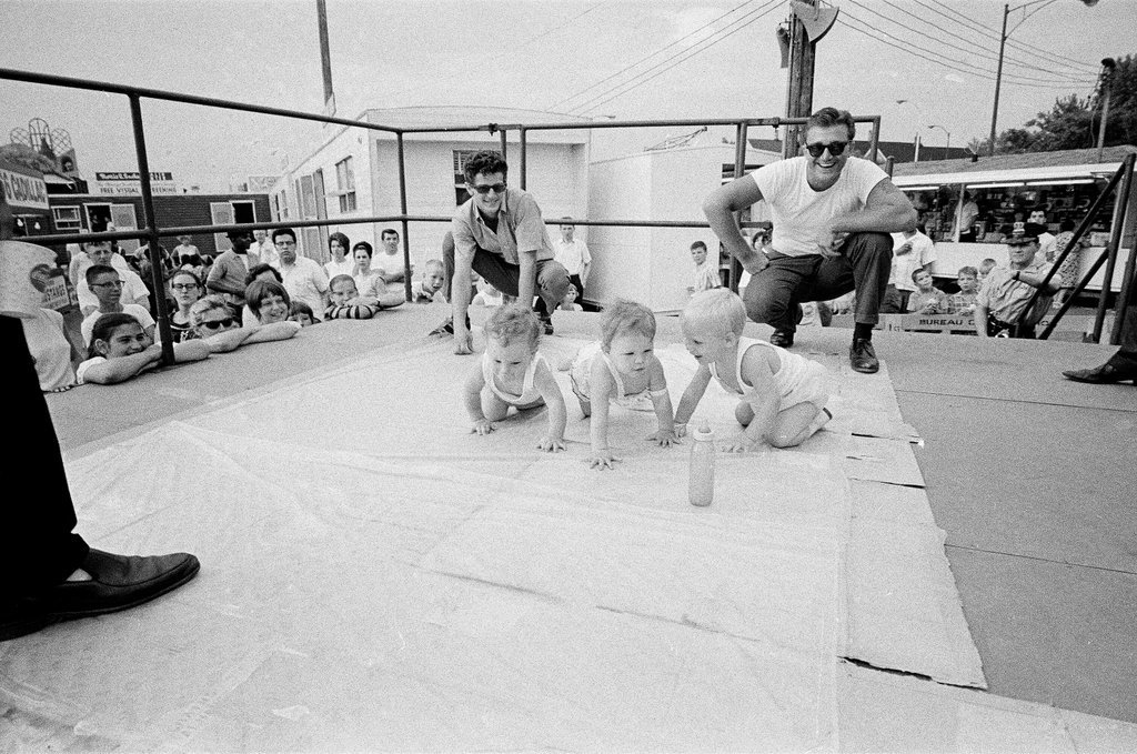 Baby crawling contest at Back of the Yards Family Fun Fair - Pete Peters for Chicago Sun-Times