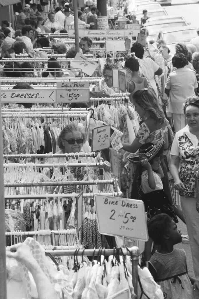 Back of the Yards Sidewalk Sale - Charles Krejcsi for Chicago Sun-Times