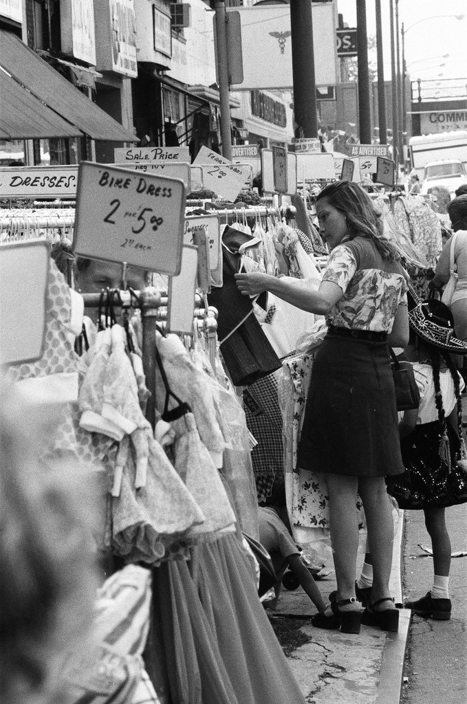 Back of the Yards Sidewalk Sale - Charles Krejcsi for Chicago Sun-Times