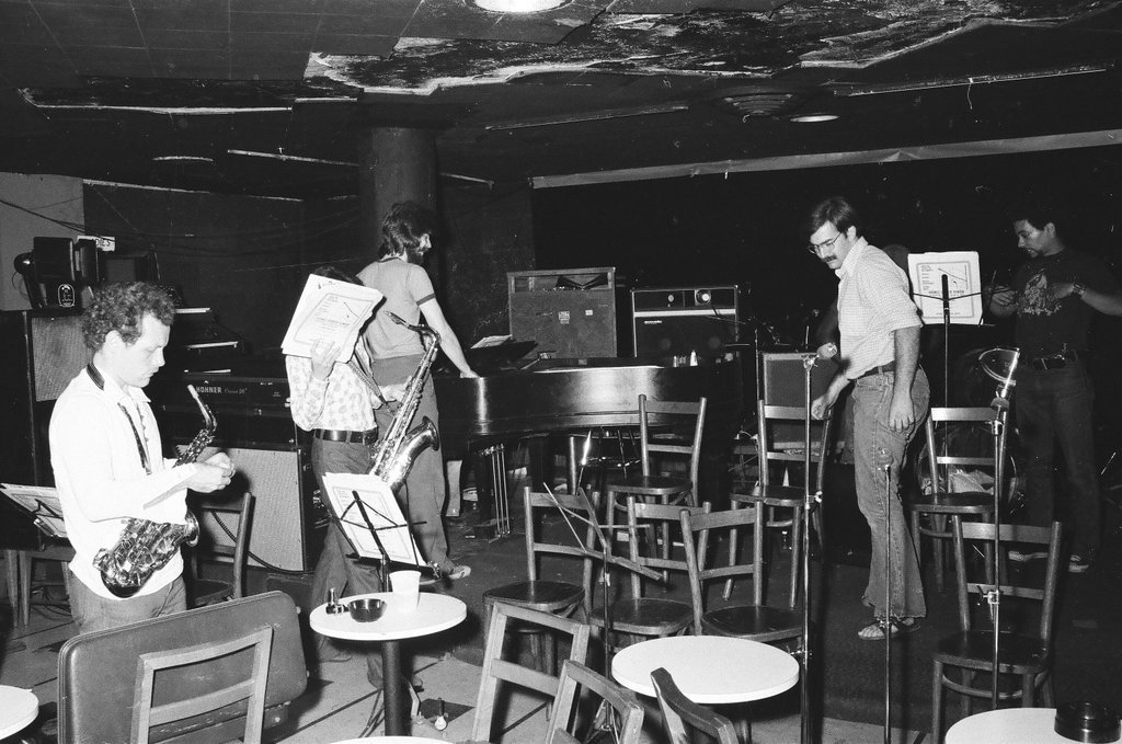 The Big Jazz Band plays at the Northside Auditorium Bar - Jim Mescall for Chicago Sun-Times